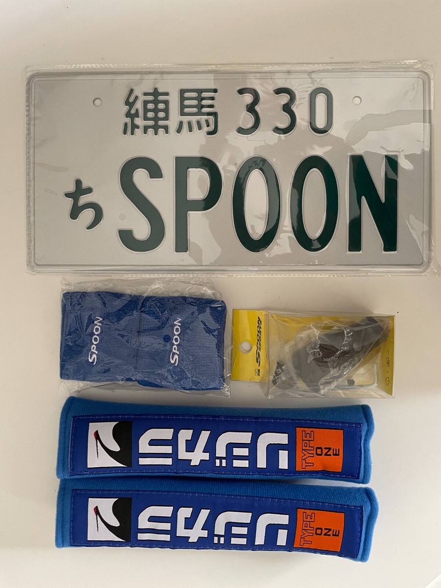 spoon 4点 Spoon racing sports interior set 4x items real JDM Spoon interior