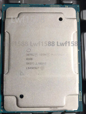 Intel Xeon Platinum 8168 24Core 48Threads SR37J 2.7GHz LGA3647 CPU processor