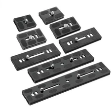 Universal Aluminum Alloy Plate Tripod Mount Adapter With 1/4 Screw Quick Release