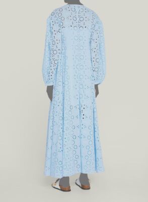 chinese dress ladies Evi Grintela Valerie Shirt Dress in Blue and White Sea Shell Print –  Shopcestmimi