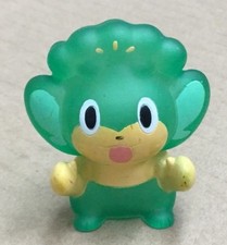 2010 Pokemon Finger Puppet Clear Pansage Figure Catch Them All Nintendo Bandai