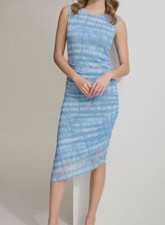Calvin Klein Womens Blue Sleeveless Tie Dye Dress Size XL
