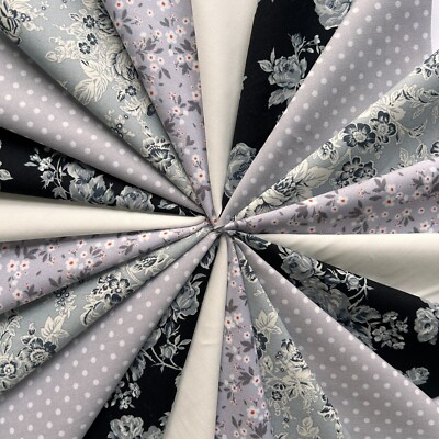Jelly Rolls 44 Zoll breit, Fat Quarters, Patchwork Quadrate Baumwollstoff JR28
