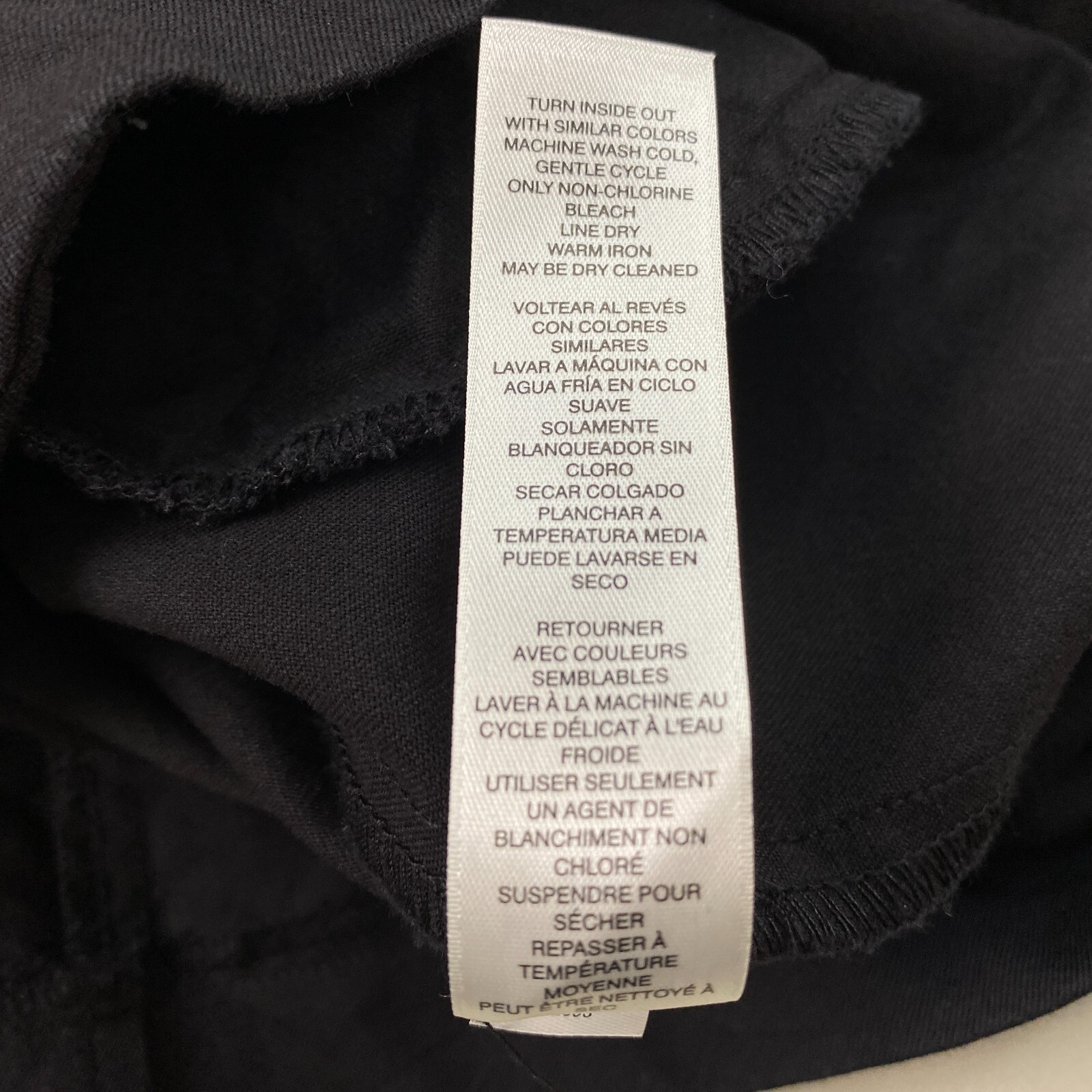 Chicos Shacket Jacket Size 2 Solid Black Button U… - image 13