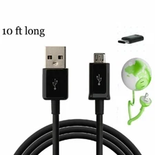 10FT Replacement USB Cable For Xbox Controller Charge Kit Nyko DreamGear Power-A