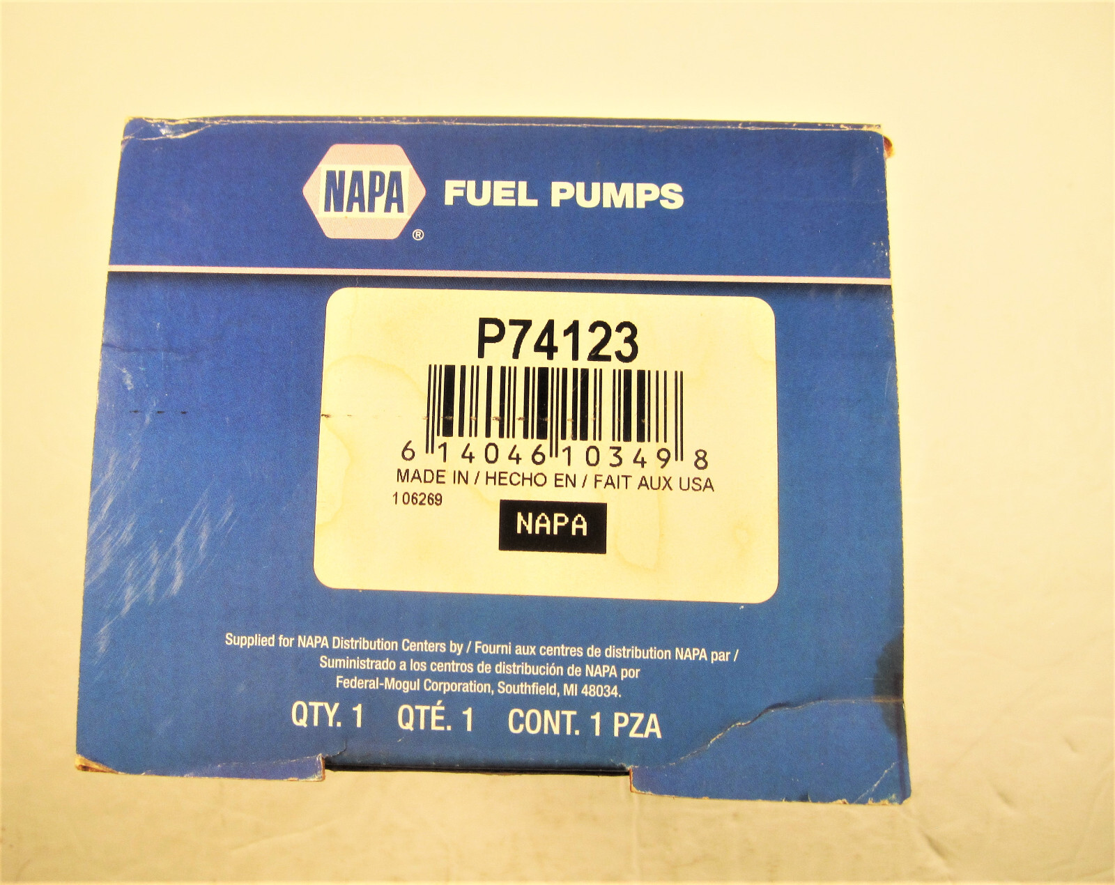 Fuel Pump and Strainer Set, Carter NAPA, MPN P74123, New eBay