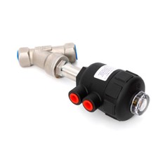 Pneumatic Air Actuated DN15 Angle Seat Steam ...