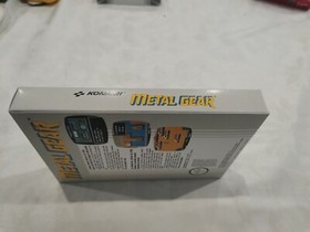 NES METAL GEAR PAL B BOX ONLY NO GAME NO MANUAL FOR DISPLAY ONLY