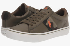 Polo Ralph Lauren Sneakers Boys 4 Sayer Camo Olive Athletic Shoes Little Kids