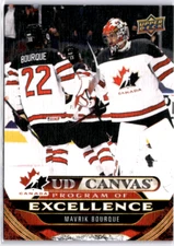 2024-25 Upper Deck Series 2 Program of Excellence UD Canvas #C264 Mavrik Bourque