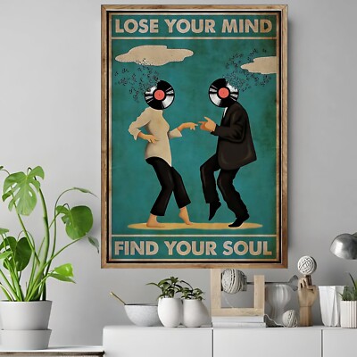 Lose Your Mind Find Your Soul 02 Gifts Deco Vintage Artwork POSTER CANVAS