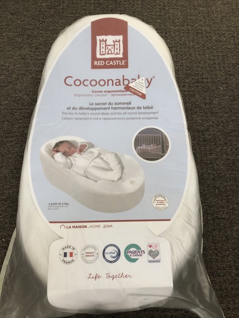 Red Castle Cocoonababy Newborn Baby Sleep Positioner Mattress White For Sale Online Ebay