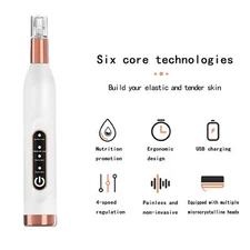 New Microneedling Pen Professional 80nm Skin Pen Microneedling 4 Modes Cordless