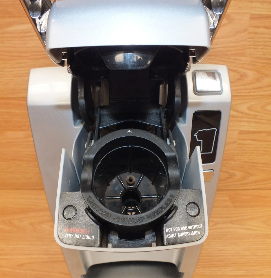 Genuine Keurig (K10) Gray & Silver Mini Personal Coffee Maker W/ No Drip Tray  - Image 4 of 4