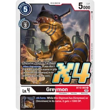 4x x BT12-062 Common Across Time NM Digimon CCG