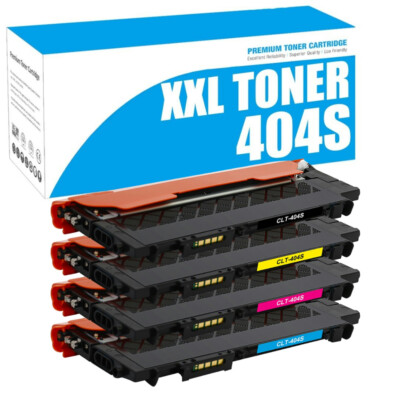 4x XXL Toner für Samsung Xpress SL C480W C480FW C480FN C480 C430W C430 CLT-404S