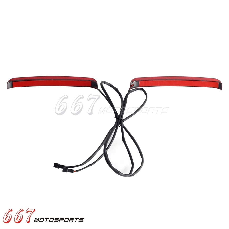 Luz trasera de señal de giro LED que fluye alforja para Harley Touring Glide 2014-2022 Foto 3 de 4