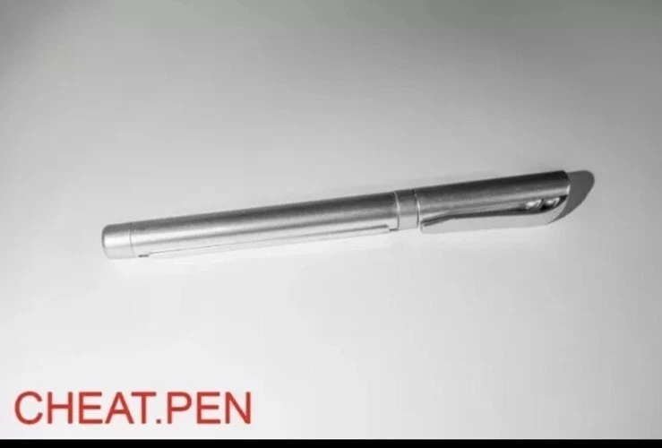 Kugelschreiber - Kuli - Stift mit Spickzettel- Spicker / Cheat Pen - Bild 2 von 3