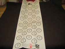 1967  COCA-COLA TAB NY GIANTS BOTTLE CAP CHECK LIST REAL NICE! VERY RARE!