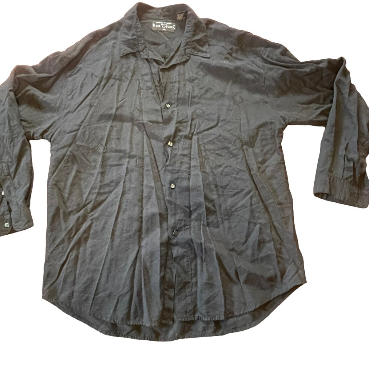 Dry Bones“THUNDERBIRD”Rayon Long Shirts Dry Bones/“THUNDERBIRD”Rayon Long Sleeve Shirts(GRAY