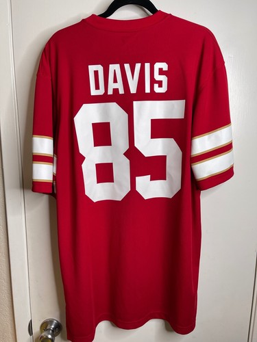 Vernon Davis #85 San Fransisco 49ers Mens XL Shirt Red White Gold - Picture 5 of 6