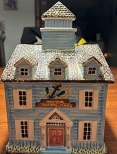 Inspirado Cookie Jar 11.5" Nautical House Ceramic Seattle Washington