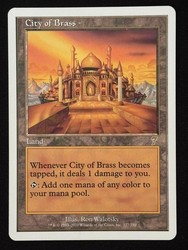 City of Brass 327/350 7th Edition MTG Rare Land