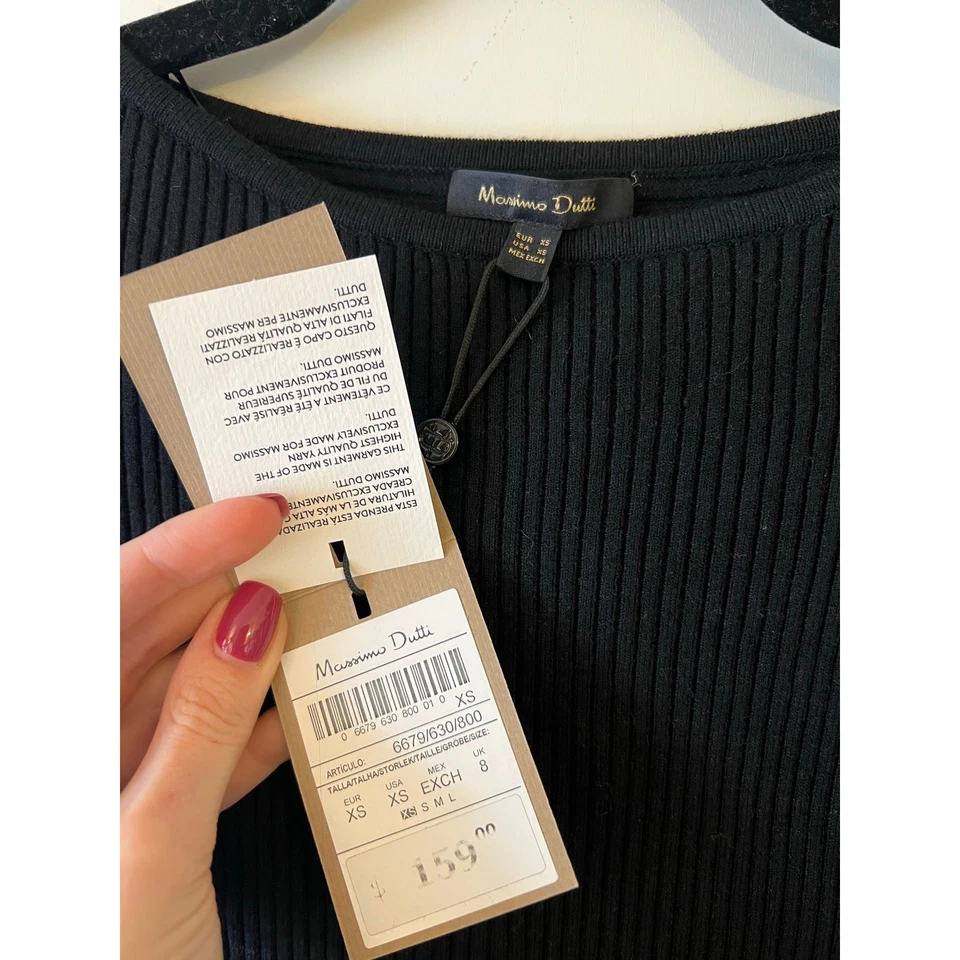 Massimo Dutti Long Sleeve Sweater Dress - Image 2 of 4