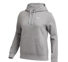 Nike Women's Training Pullover Fleece Hoodie, Gray, Size Medium CJ1789-063