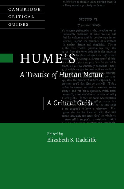 Hume's A Treatise of Human Nature A Critical Guide Radcliffe Hardback