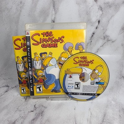 The Simpsons Game (Sony PlayStation 3, 2007) Complete CIB