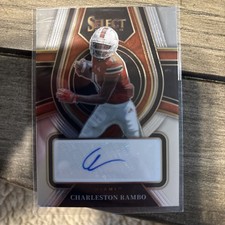 2022 Panini Select Draft Picks - Rookie Signatures Charleston Rambo  (AU, RC)