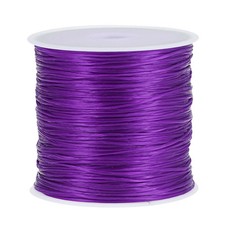 Elastic Cord DIY Making Stretchy String Thread Rope Craft Wire, Purplish Red
