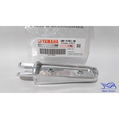 2pcs Genuine Yamaha Scorpio Front Footstep Peg Set w/ Rubber Pad 5BP-F7451-00