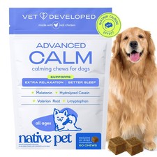 Native Pet Advanced Calming Chews for Dogs Medium Breed, Calm
