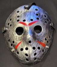 HORROR MOVIE MASK - Jason Voorhees Dark Hockey Halloween Mask Friday the 13th