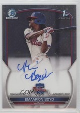 2023 Bowman Chrome Prospect Auto Emaarion Boyd #CPA-EB Auto uy9
