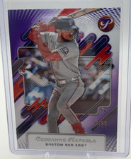 2025 Topps Pristine #44 - Ceddanne Rafaela - Purple Refractor /99 BOS Red Sox
