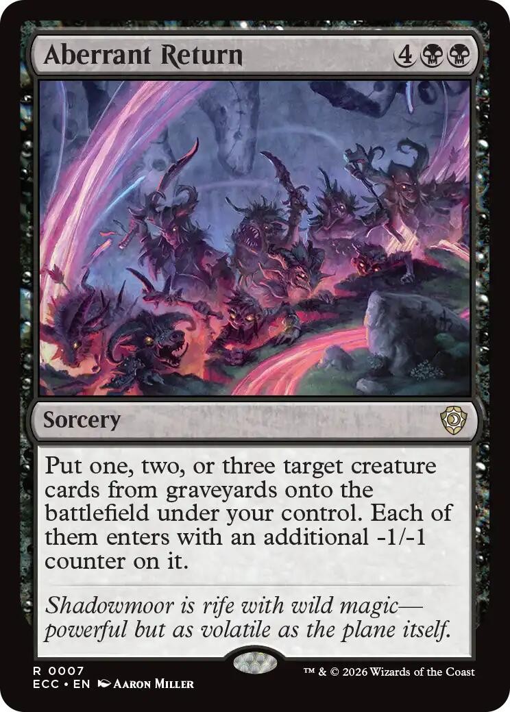 Aberrant Return-7-NM-Commander: Lorwyn Eclipsed-Magic