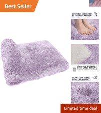 Cozy Ultra Soft Lavender Bath Mat 24" x 60" - Machine Washable  Stain Resistant