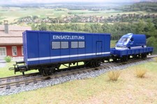 Märklin H0 KONVOLUT 2x Display-Güterwagen "THW - Techn. Hilfswerk" 00758-02 -12