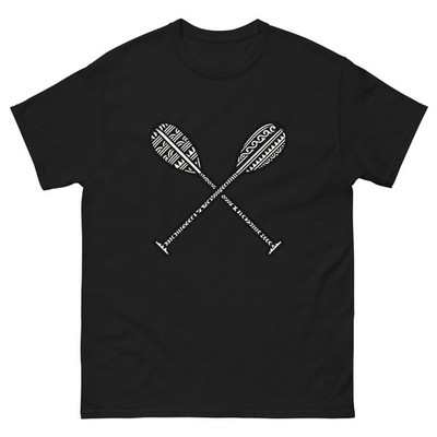 Hoe Paddle Cultural T-Shirt | Native Hawaiian Canoe Paddling Aloha Tee