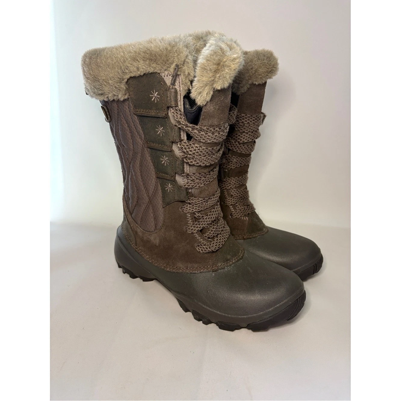 Columbia Sierra Summette Women's Winter Boots Size 7.5 - Brown Waterproof NWOB
