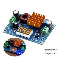 XH-M411 DC-DC Boost Adjustable Step Up Converter 5V-45V Power Supply Module LED
