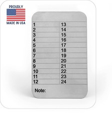 Vilo Cryptocurrency Steel Wallet, 24 seed phrase storage, Stainless Steel Cry...