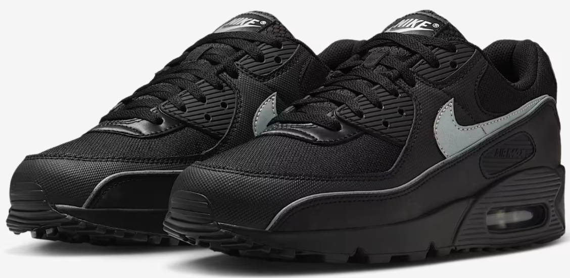 BRAND NEW Nike AIR MAX 90 PRM Men's Casual Shoes BLACK ANTHRACITE