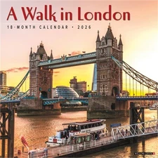 A Walk in London 2026 12 X 12 Wall Calendar (Bookbook - Detail Unspecified)