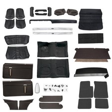 Complete Interior Kit For 1969-70 Nova Wo Ac Bucket Seats Black Complete Interior Kit For 1969-70 Nova Wo Ac Bucket Seats Black