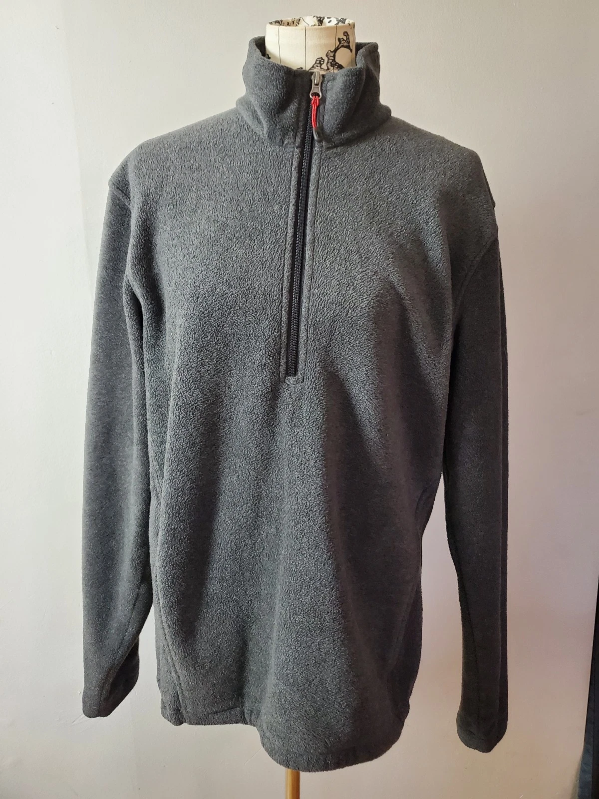 Woolrich Sweater Mens Medium Comfort 1/4 Zip Pullover Outdoor Fleece Warm Soft