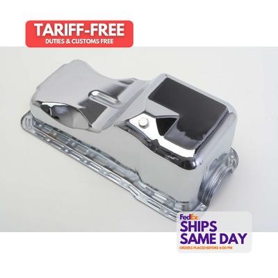 Trans-Dapt 9078, One Chrome Steel Sb Fits Ford Chrome Oil Pan Performance Parts - Picture 1 of 10